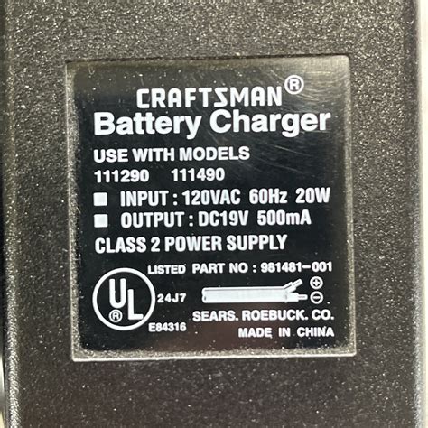 Craftsman 14 4v Cordless Drill Battery Charger 981481 001 For Sale Online Ebay