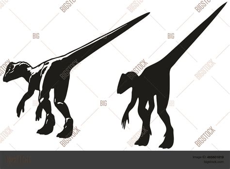 Dinosaurs Running Vector And Photo Free Trial Bigstock