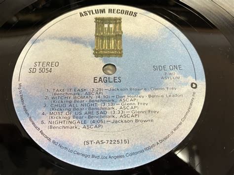 Yahooオークション The Eagles 中古lpus盤シュリンク付「イーグルス」