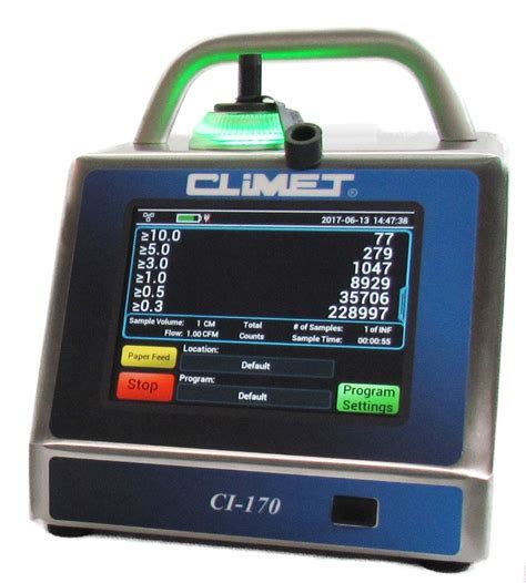 Particle Counters And Microbial Air Samplers Climet