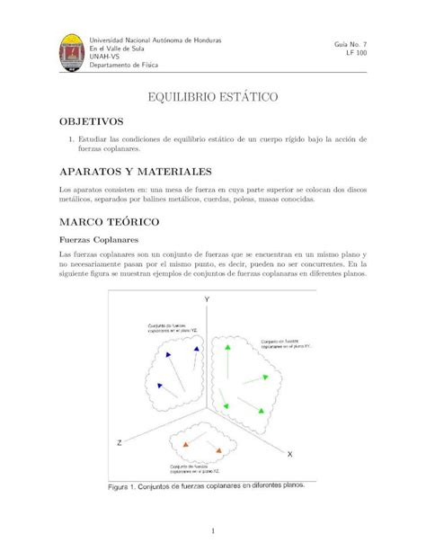 Pdf Equilibrio Estatico Universidad Nacional Aut