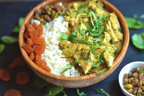 Slow Cooker Or Instant Pot Apricot Curry Chicken Wholesomelicious