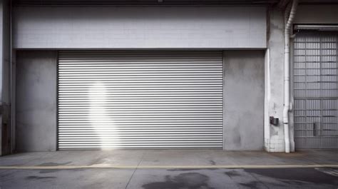 Premium AI Image | white garage door