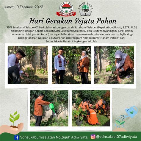 Hari Gerakan Sejuta Pohon Sdn Sukabumi Selatan 07