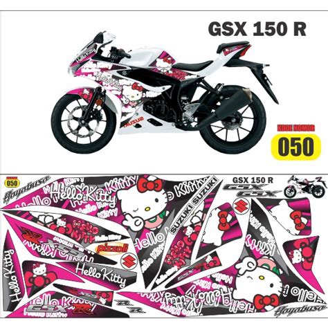 Jual Striping Gsx R Kartun Decal Gsx R Kartun Variasi Gsx