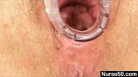 Vagina Speculum Self Exam With Sexy Nurse Elis Diamond XNXX