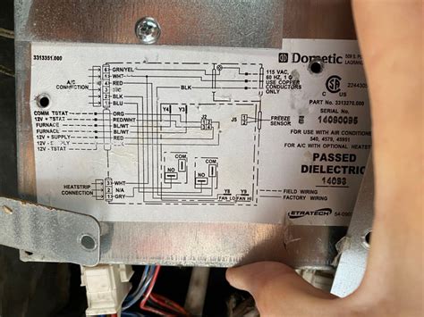 Dometic Rv Air Conditioner Wiring Diagram Wiring Digital And Schematic