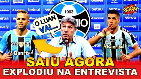 💣💥saiu Agora NÃo Acredito Nisso Coletiva De Ultima Hora O Homi Falou Tudo NotÍcias Do GrÊmio