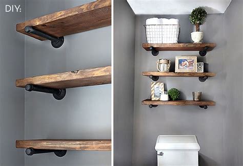 How To Hang Floating Shelves Above Toilet Semis Online