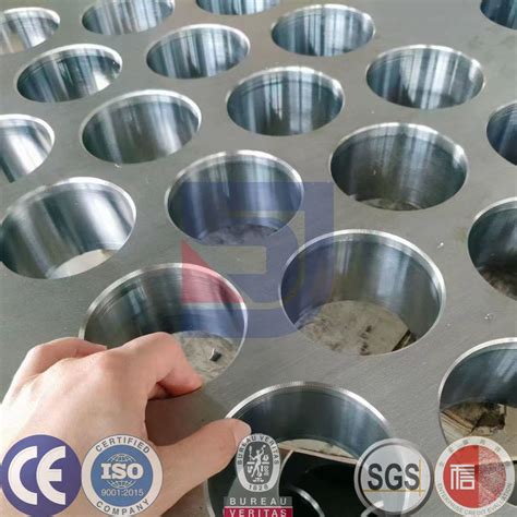 Ce Certified Tubesheet Iso9001 Certified Stainless Steel Tubesheet