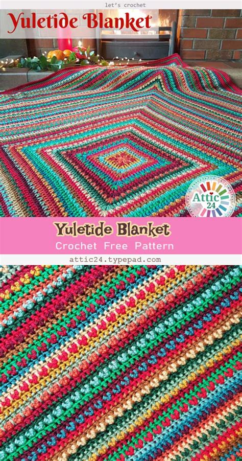 Christmas Blanket Crochet Free Pattern