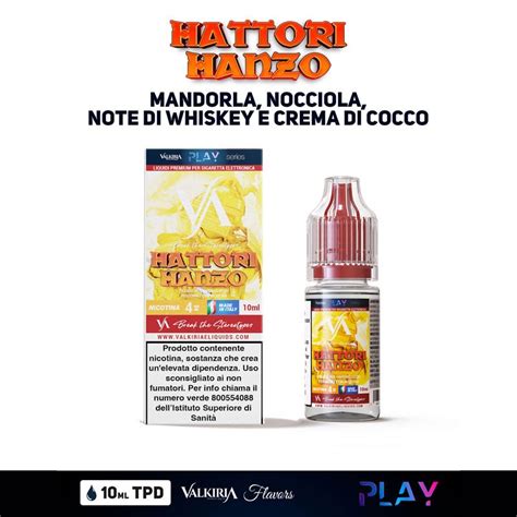 Hattori Hanzo Play Liquido Pronto Nicotina 10 Ml Valkiria SmoKingShop It