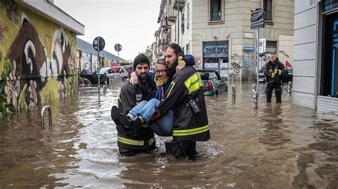 Italia Ríos Desbordados E Inundaciones Causan Daños En Zona Norte Del País