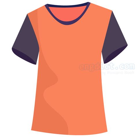 T-shirt (ที เชิท) แปลว่าอะไร? ดูความหมาย ภาพประกอบ ตัวอย่างประโยค ...