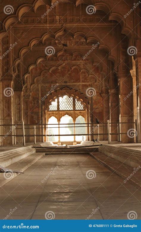 red fort complex  india editorial photo image