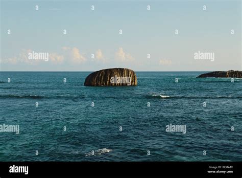 Seascape With Rock Formations Stock Photo Alamy