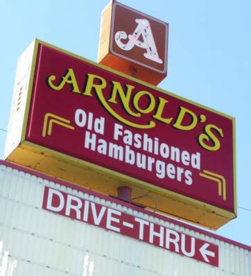 Menu For Arnold S Old Fashioned Hamburgers In Tulsa OK Sirved