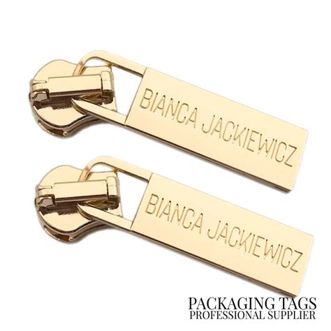 Custom Personalized Zipper Pulls With Your Logo Packagingtags