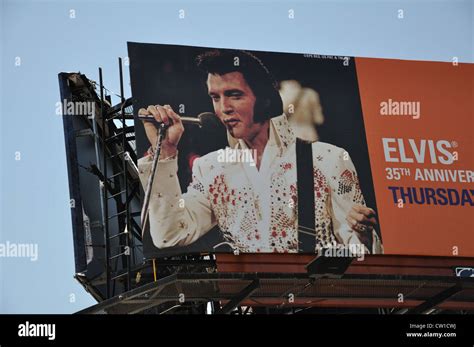 Elvis Presley billboard, Memphis, Tennessee, USA Stock Photo - Alamy