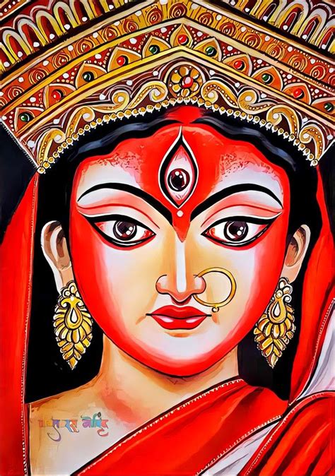 Jai mata di Mata | Durga painting, Buddha art drawing, Buddha art painting