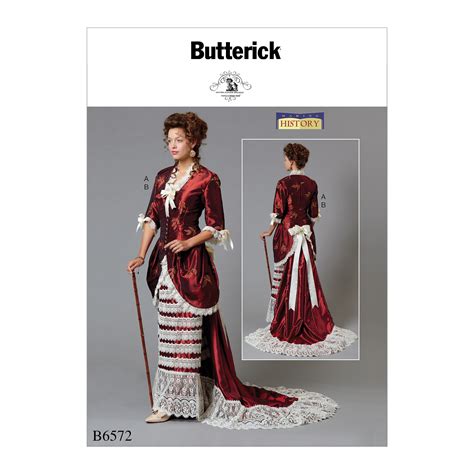 Butterick Pattern MISSES COSTUME 14 16 18 20 22 Walmart