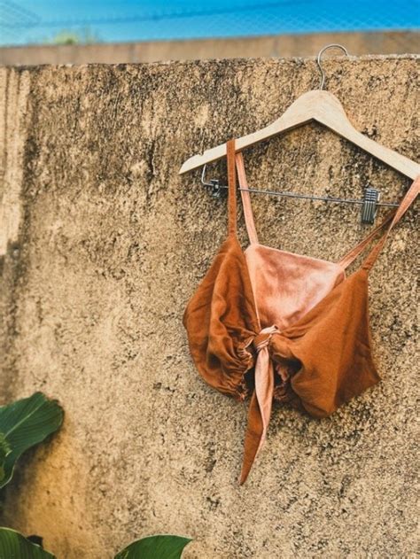 Top Caribe Reversible Chocolate Y Rosa Nude