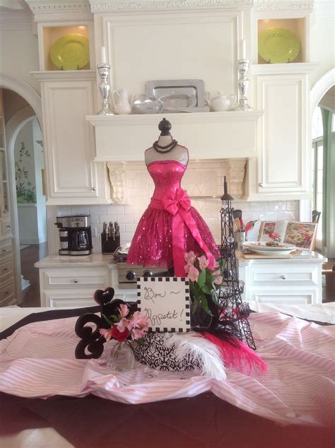 Paris Party Centerpiece Girlfriends Birthday Complete With French Inspired Menu Wine