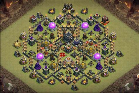 Best Th9 Base Anti 3 Star Clan War Clash Of Clans 2024