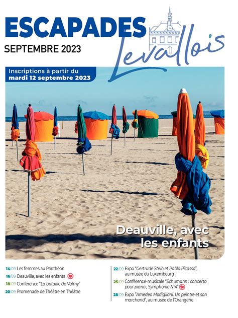 Calaméo ESCAPADES SEPTEMBRE 2023