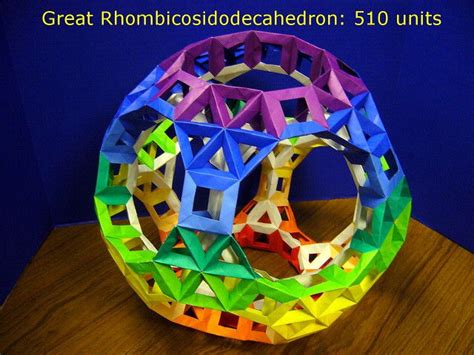 Great Rhombicosidodecahedron Modular Origami Origami Diy And Crafts