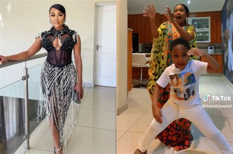 Thembi Seete And Adorable Son Nail The Kilimanjaro Challenge