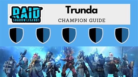 Trunda Giltmallet Champion Guide Raid Shadow Legends YouTube