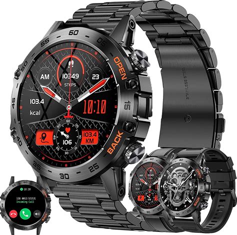 Smartwatch Uomo Chiamata Bluetooth E Risposta Vivavoce Smart Watch