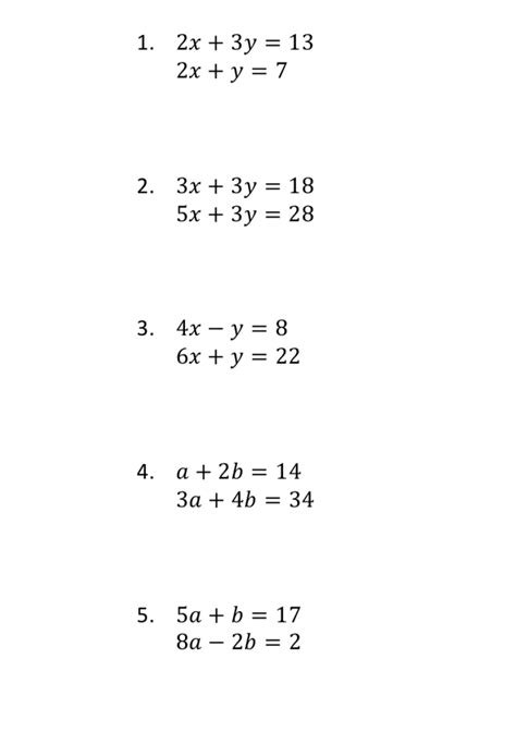 Quadratic Simultaneous Equations Questions Corbettmaths Tessshebaylo