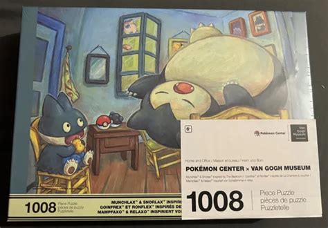 POKÉMON CENTER Van Gogh Museum Munchlax Snorlax Bedroom Puzzle