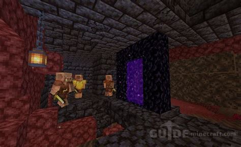 Piglins Bastion near Spawn Seed for Minecraft 1.16.4 - Guide-Minecraft.com