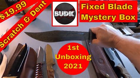 Budk Knives Mystery Boxes Unboxing First 2021 Boxes Youtube