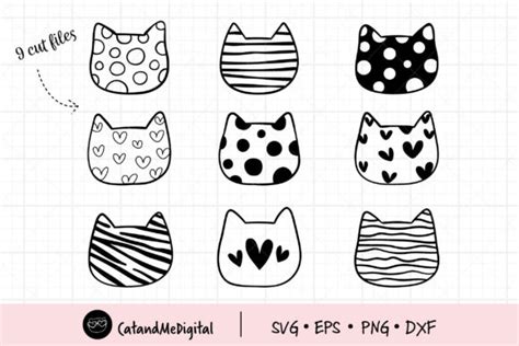 Cute Cat Graphic By Catandme · Creative Fabrica