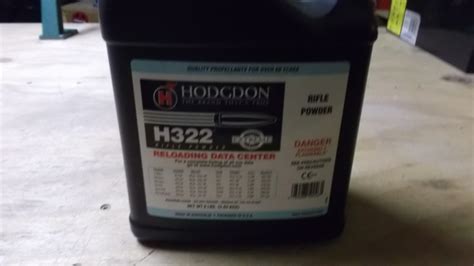 Hodgdon H322 Powder Nex Tech Classifieds