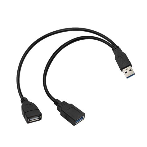 Buy Poyiccot USB 3.0 Splitter Cable, USB3.0 Male to USB 2.0 Female & USB3.0 Female Y Splitter ...