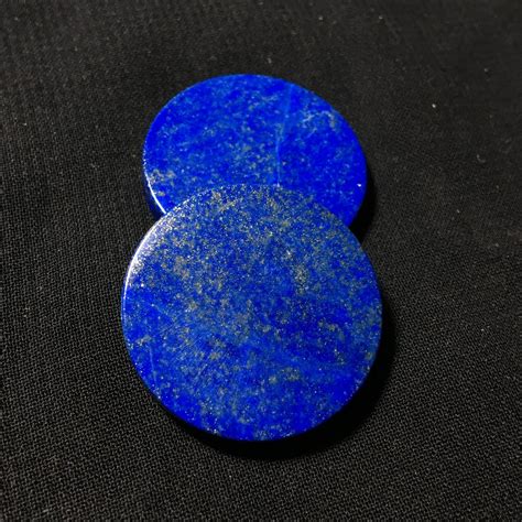 Lapis Cabochon Natur Lapis Glatt Cabochon Paar AAA Qualität Etsy