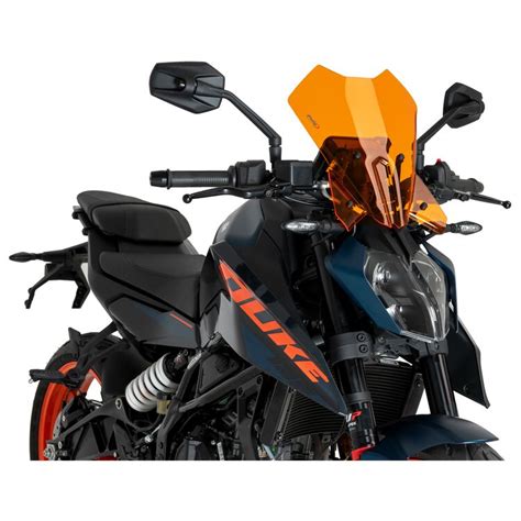 Puig Touring Naked New Generation Windscreen KTM 390 Duke 2024 2025 Cycle Gear