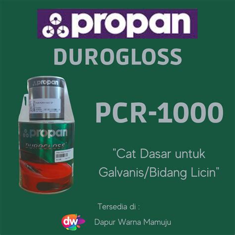 Propan Durogloss PCR 1000 Cat Dasar Galvanis Propan 1 Liter Set