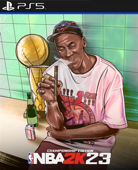 Michael Jordan Nba 2k23 Cover Championship Edition Behance