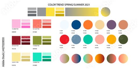 Fashion Color Trend Summer Autumn 2021 Color Palette Forecast Of The