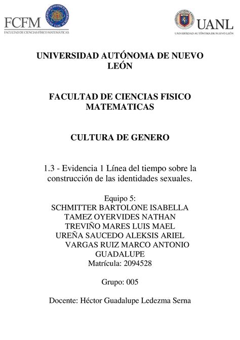 Cultura De Genero L Nea Del Tiempo Sobre La Construcci N De Las