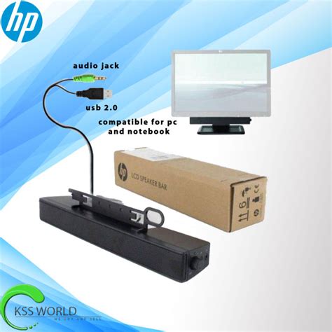 Original HP LCD Speaker Soundbar Lazada