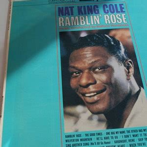 Nat King Cole Ramblin Rose Vintage Vinyl Lp Etsy