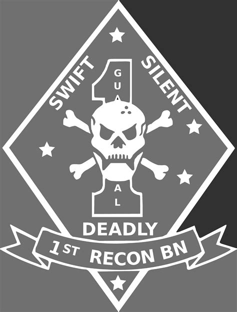 USMC 1st Recon Battalion Logo Vinyl Sticker / Decal - Etsy