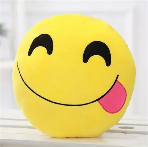 Emotions Yellow Emoji Cushions, Smiley Cushions - Various Sizes And ...